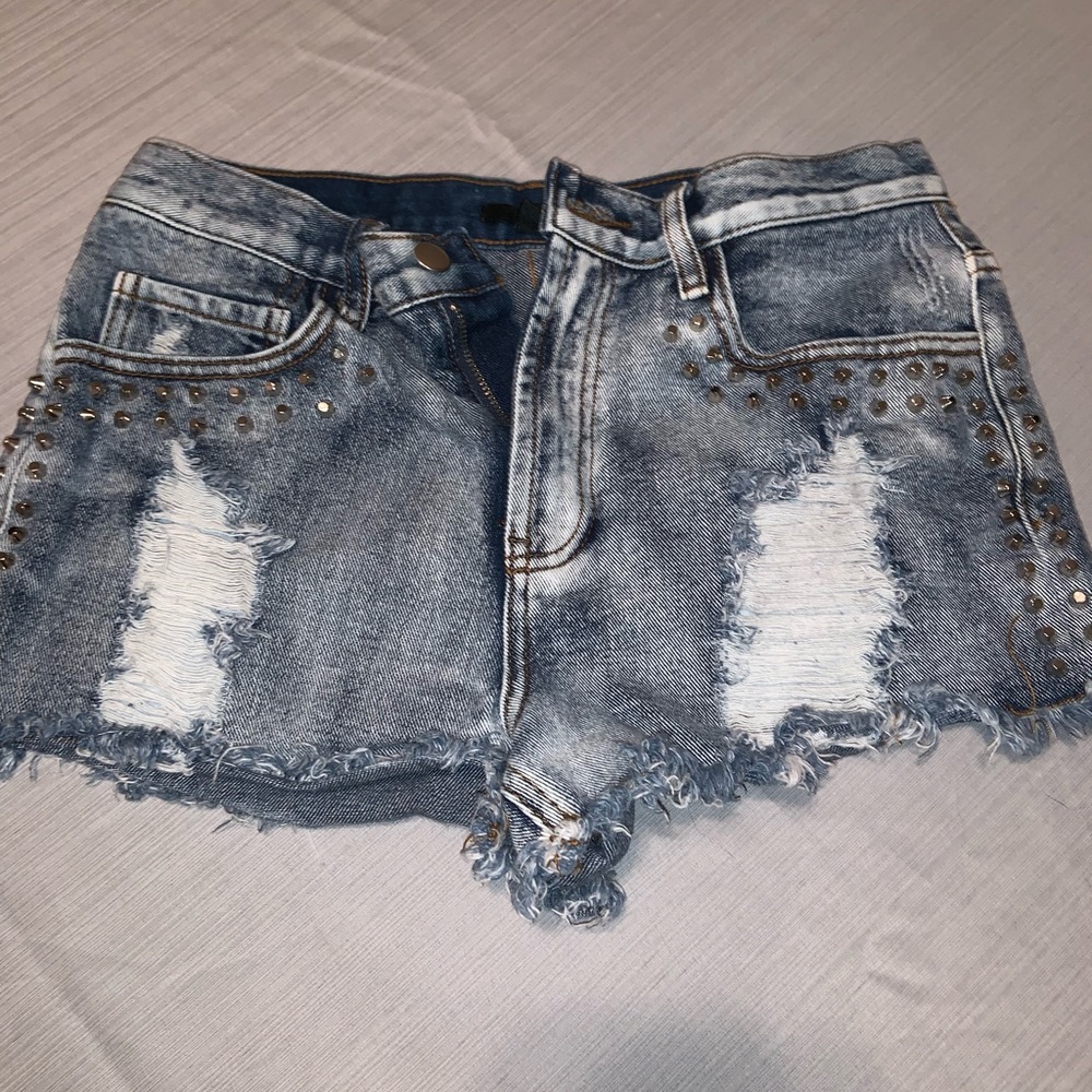High waisted shorts